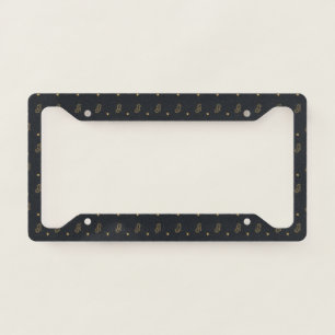 Zodiac Leo Sign License Plate Frame