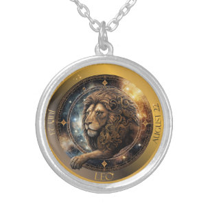 Zodiac Leo Silver Plated Necklace