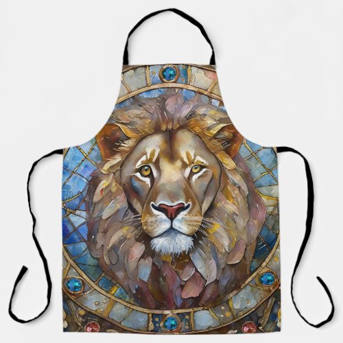 Zodiac _ Leo the Lion Apron