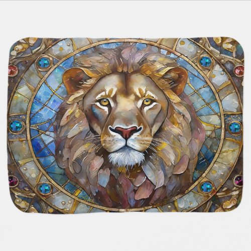 Zodiac _ Leo the Lion Baby Blanket