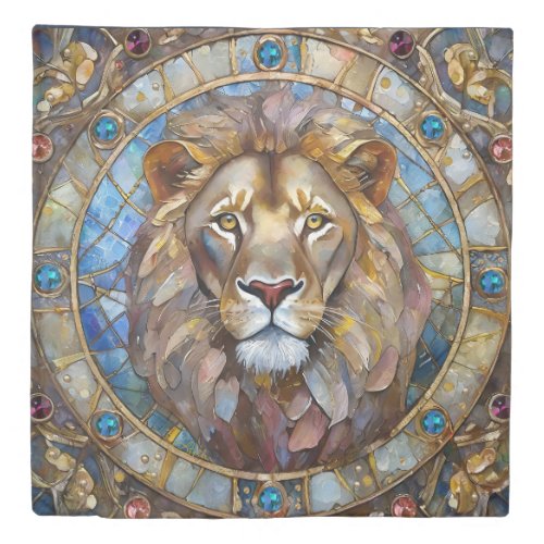 Zodiac _ Leo the Lion Duvet Cover