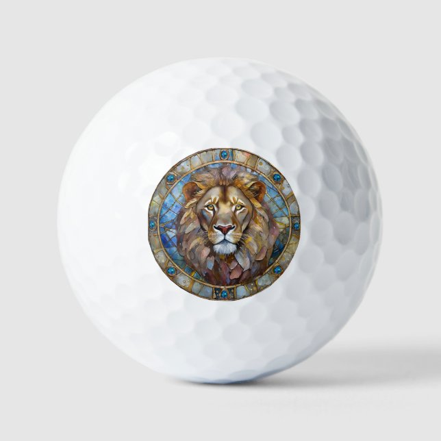 Zodiac - Leo the Lion Golf Balls (Front)