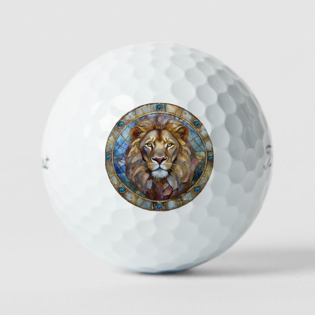 Zodiac - Leo the Lion Golf Balls (Front)