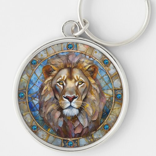 Zodiac _ Leo the Lion Keychain