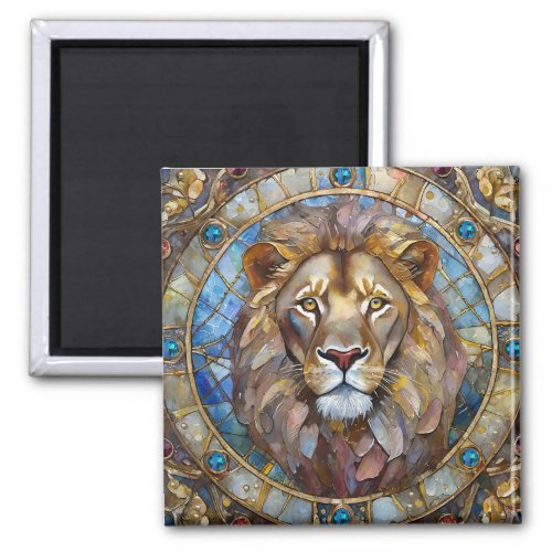 Zodiac _ Leo the Lion Magnet