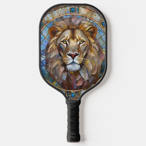 Zodiac _ Leo the Lion Pickleball Paddle