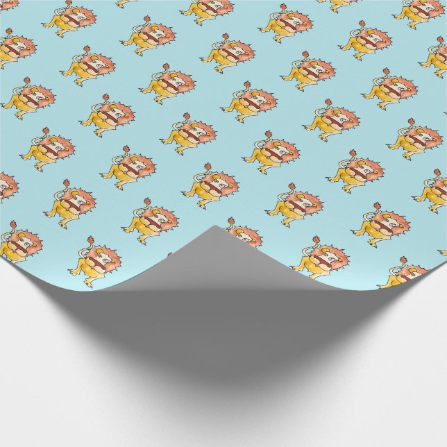 Zodiac Leo Wrapping Paper (Corner)