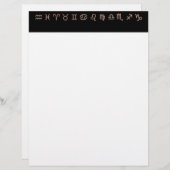 Zodiac Letterhead (Front/Back)