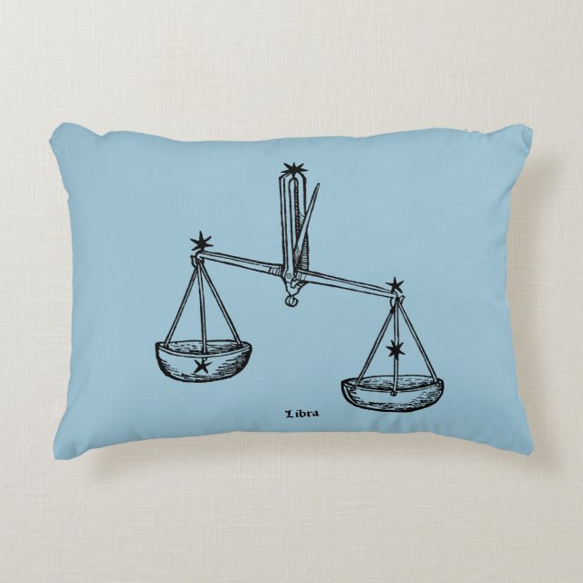 Zodiac: Libra, 1482 Decorative Pillow (Front)