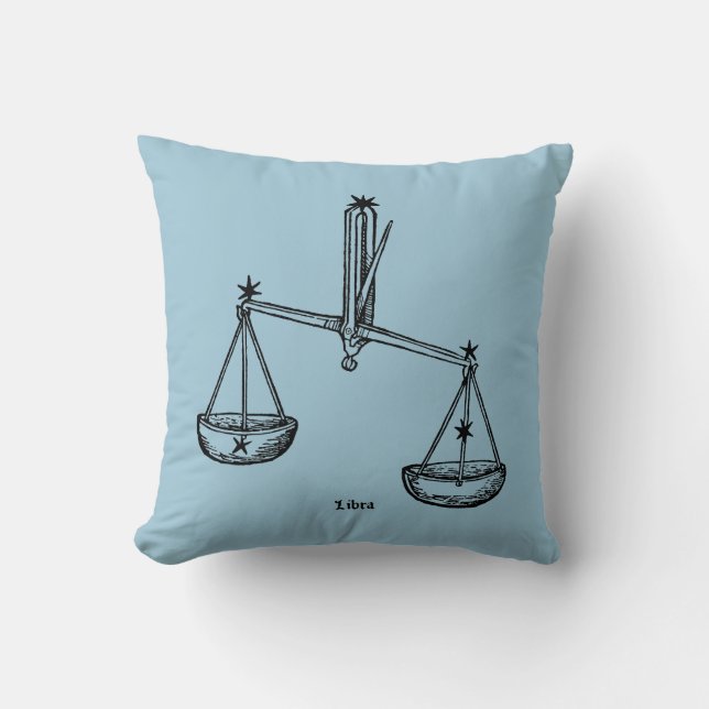 Zodiac: Libra, 1482 Throw Pillow (Front)