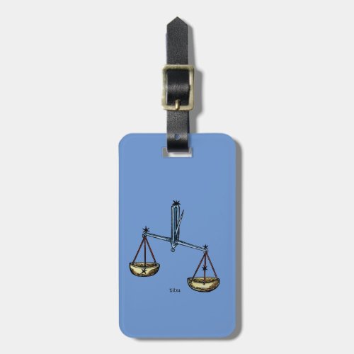 Zodiac Libra In Color Luggage Tag