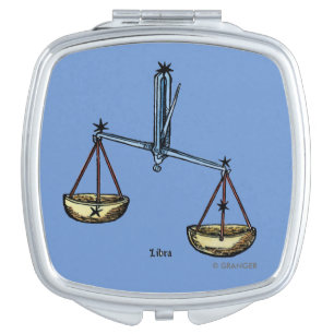 Zodiac: Libra In Color Mirror For Makeup