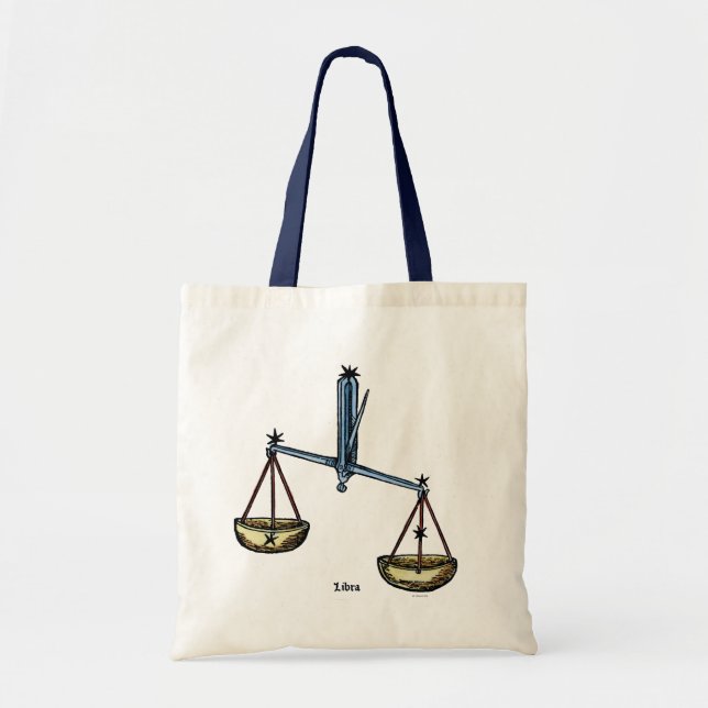 Zodiac: Libra In Color Tote Bag (Front)