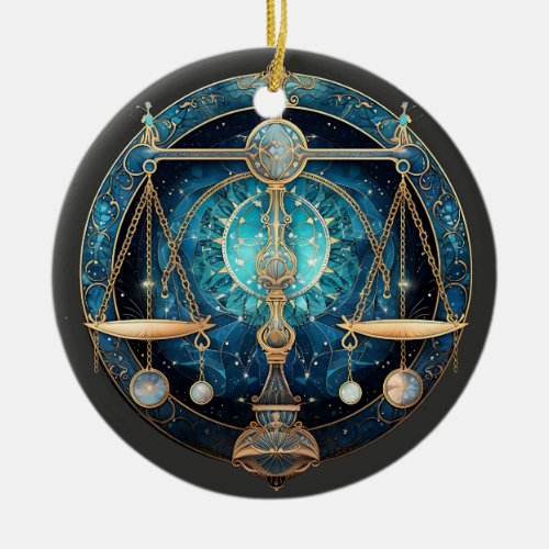 Zodiac Libra Personalized Astrology Ornament