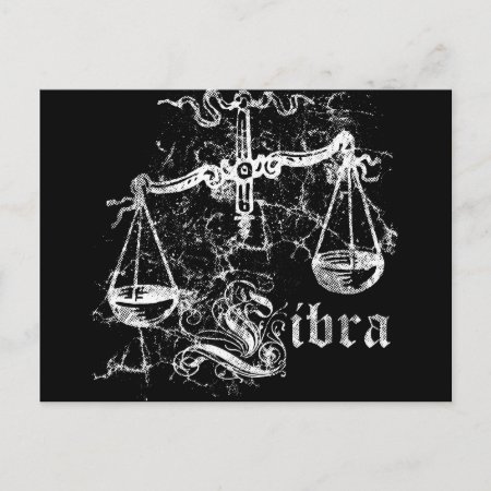 Zodiac Libra Postcard