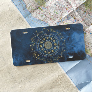 Zodiac license plate