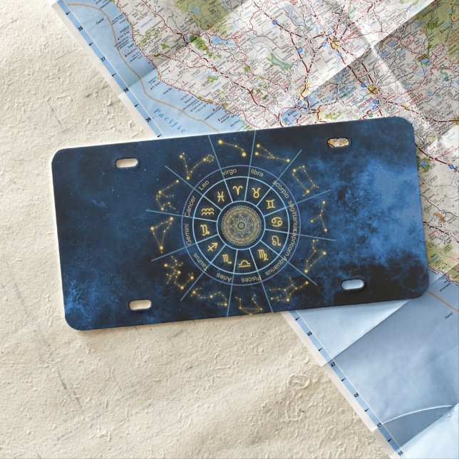 Zodiac  license plate (In Situ)