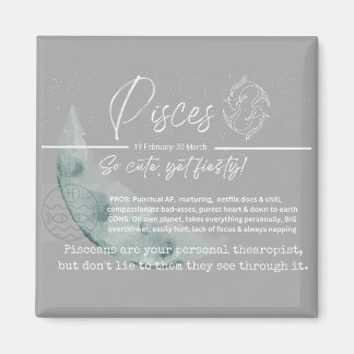 Zodiac magnet- pisces magnet
