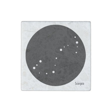 Zodiac Magnet (scorpio) Stone Magnet