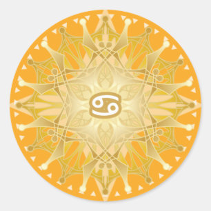 Zodiac Mandala CANCER Sticker