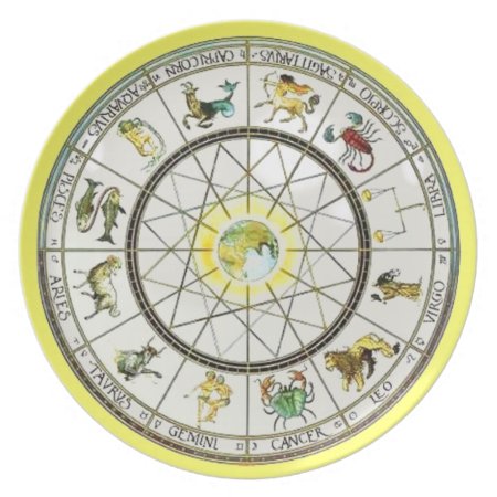 Zodiac Melamine Plate