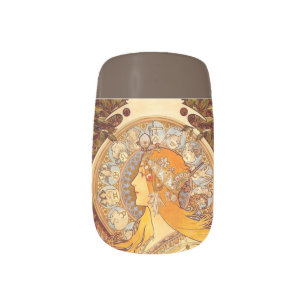 Zodiac Mucha Minx Nail Art Decals