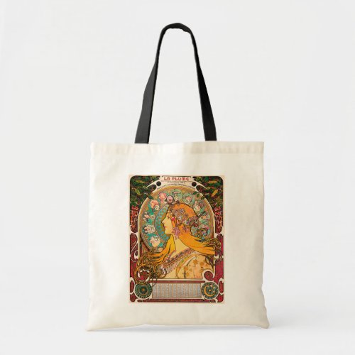 Zodiac Mucha Tote Bag