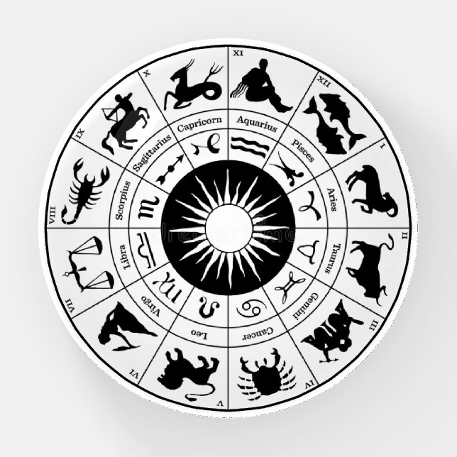 Zodiac Paperweight (Front)