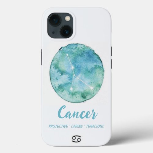 Zodiac phone case_ Cancer iPhone 13 Case