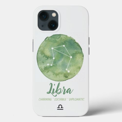 Zodiac phone case_ Libra iPhone 13 Case