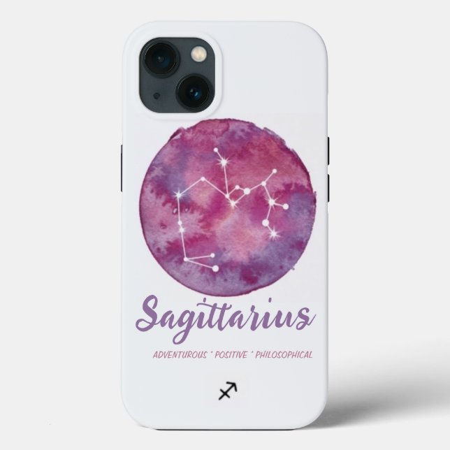 Zodiac phone case- Sagittarius Case-Mate iPhone Case (Back)