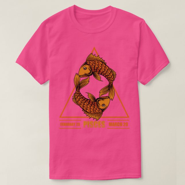 Zodiac Pisces 1 T-Shirt (Design Front)