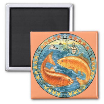 Zodiac Pisces - Customize It! Magnet by allzodiac at Zazzle