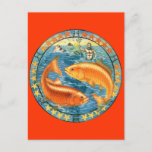 Zodiac Pisces - Customize It! Postcard at Zazzle