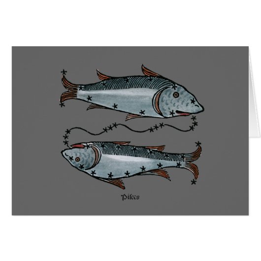 Zodiac: Pisces In Color Cards (Front Horizontal)