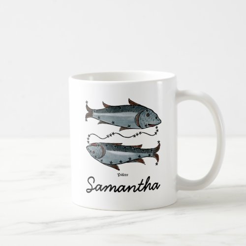 Zodiac Pisces In Color Coffee Mug