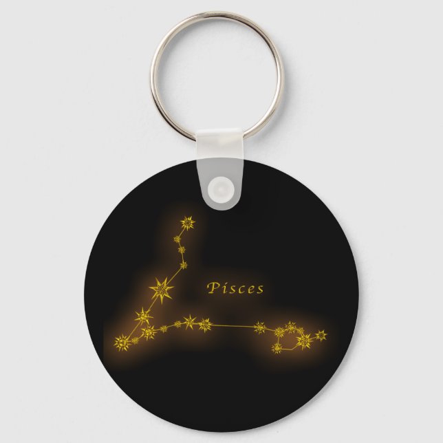 Zodiac - Pisces Keychain (Front)