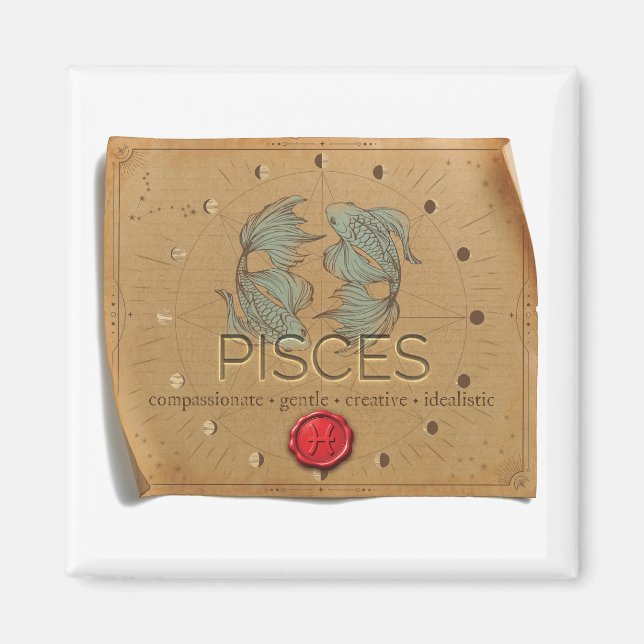 ZODIAC - Pisces - Magnet (Front)