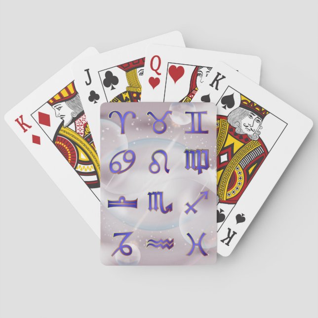 Zodiac playing cards (Back)