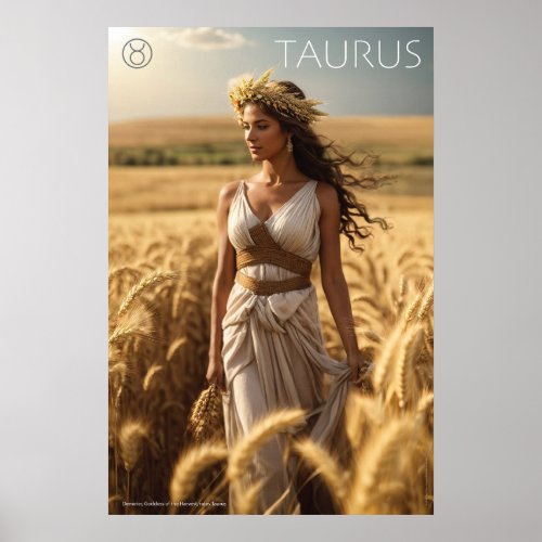 Zodiac Power Taurus Poster