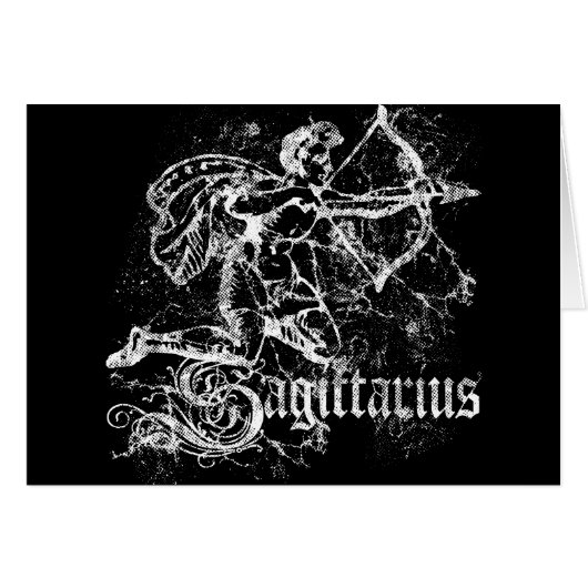 Zodiac Sagittarius Cards (Front Horizontal)