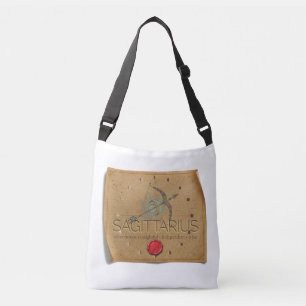 Zodiac - Sagittarius - Cross Body Tote Bag