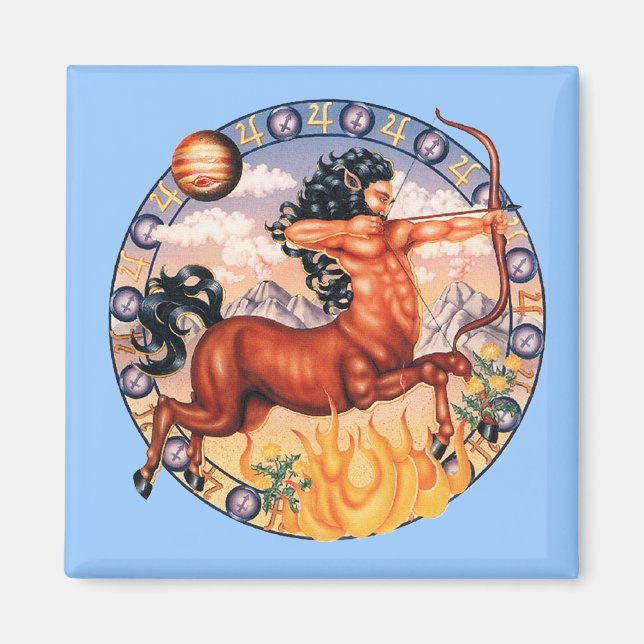 Zodiac Sagittarius - Customize it! Magnet (Front)