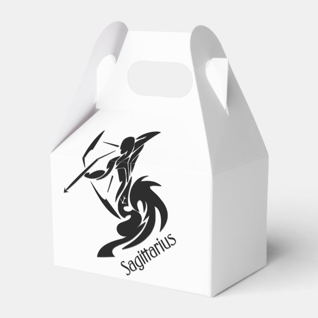 Zodiac Sagittarius Favor Boxes (Front Side)
