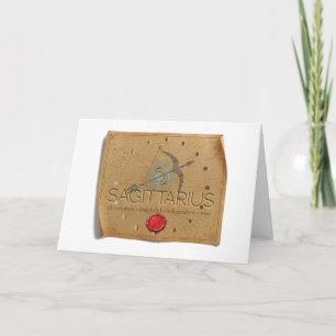 Zodiac - Sagittarius - Greeting Card