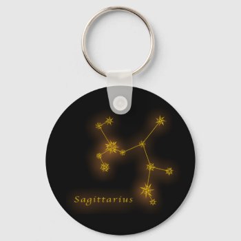 Zodiac - Sagittarius Keychain by screenexa at Zazzle