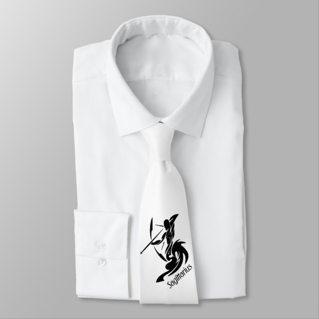 Zodiac Sagittarius Neck Tie (Tied)