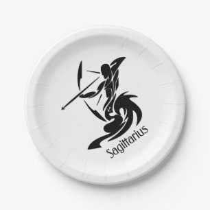 Zodiac Sagittarius Paper Plates