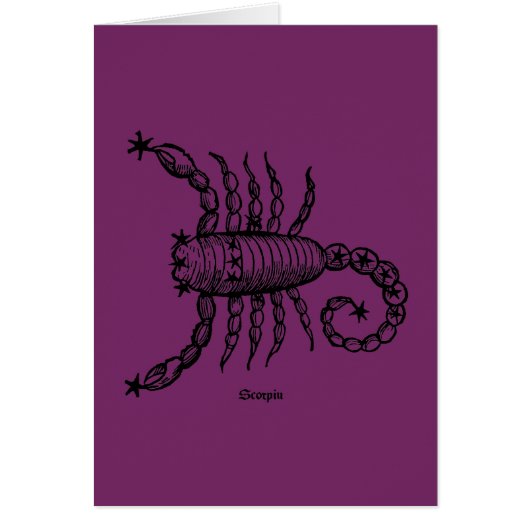 Zodiac: Scorpio, 1482 Cards (Front)