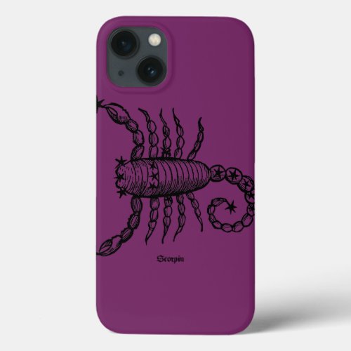 Zodiac Scorpio 1482 iPhone 13 Case